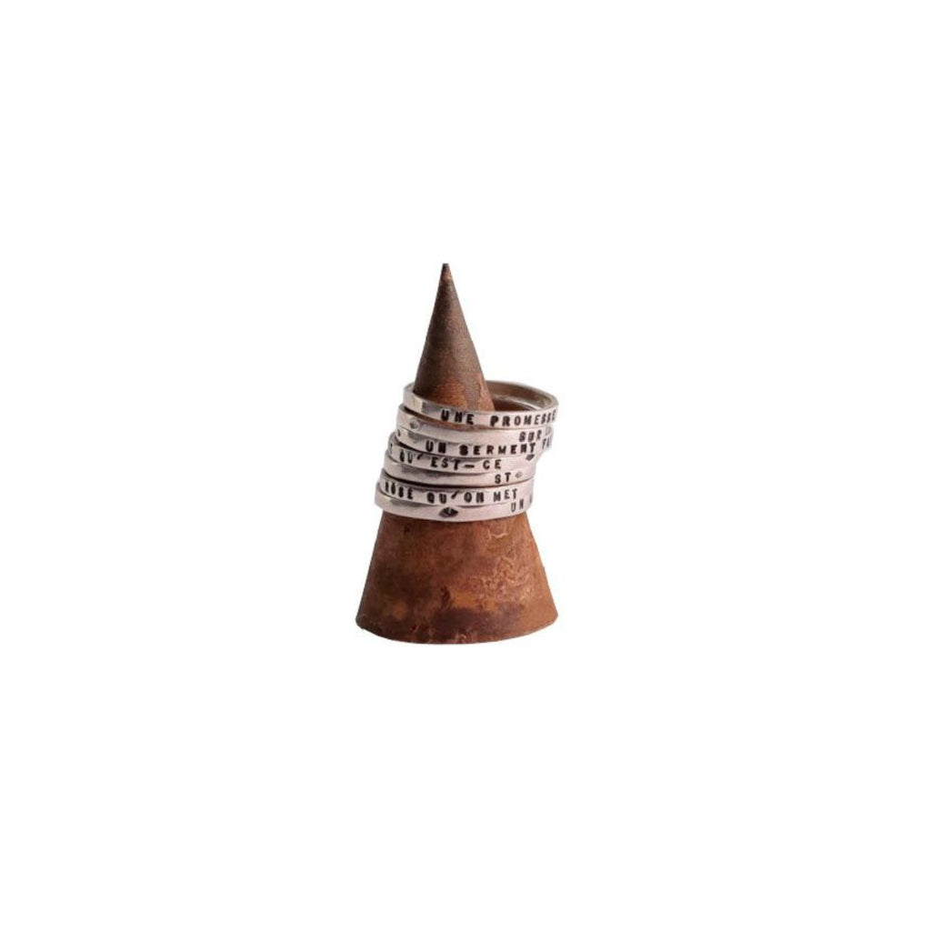 Anello Bague ER 7 Rangs