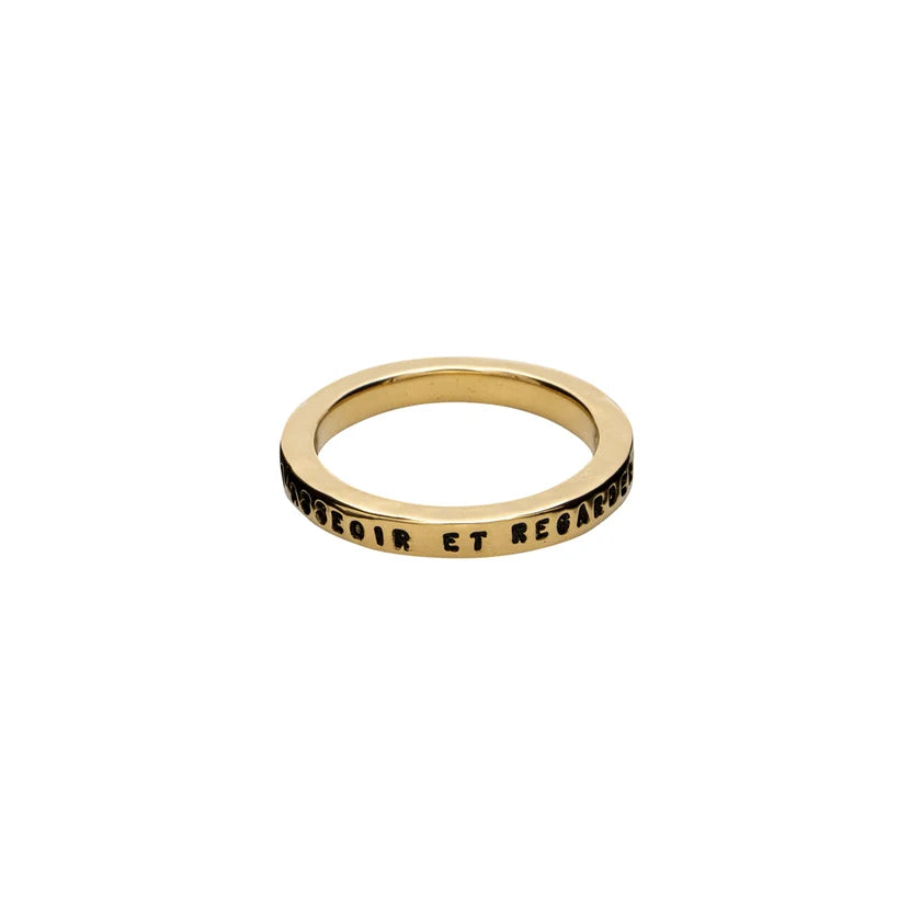 Anello S'asseoir Vermeil
