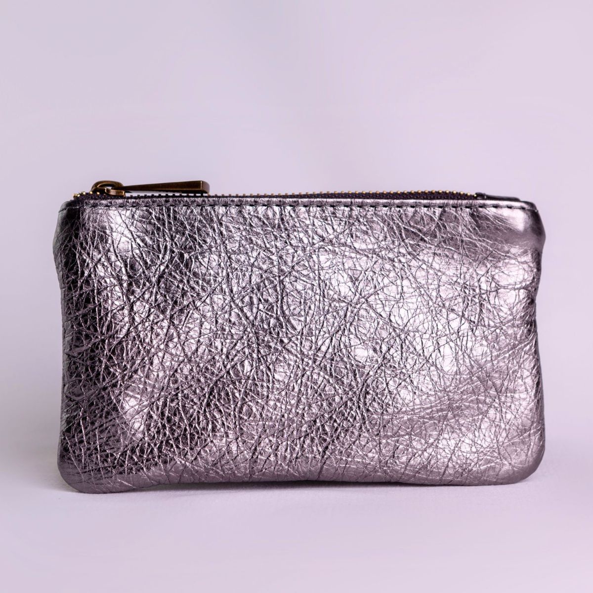Pochette Titti Laminata Wash "Ferro"