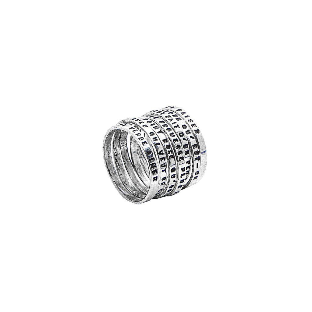 Anello Bague ER 7 Rangs