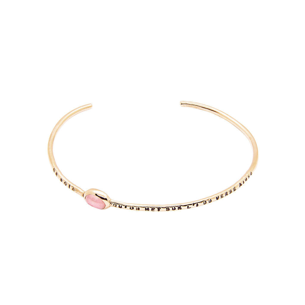 Bracciale Vermeil Un Point Rose