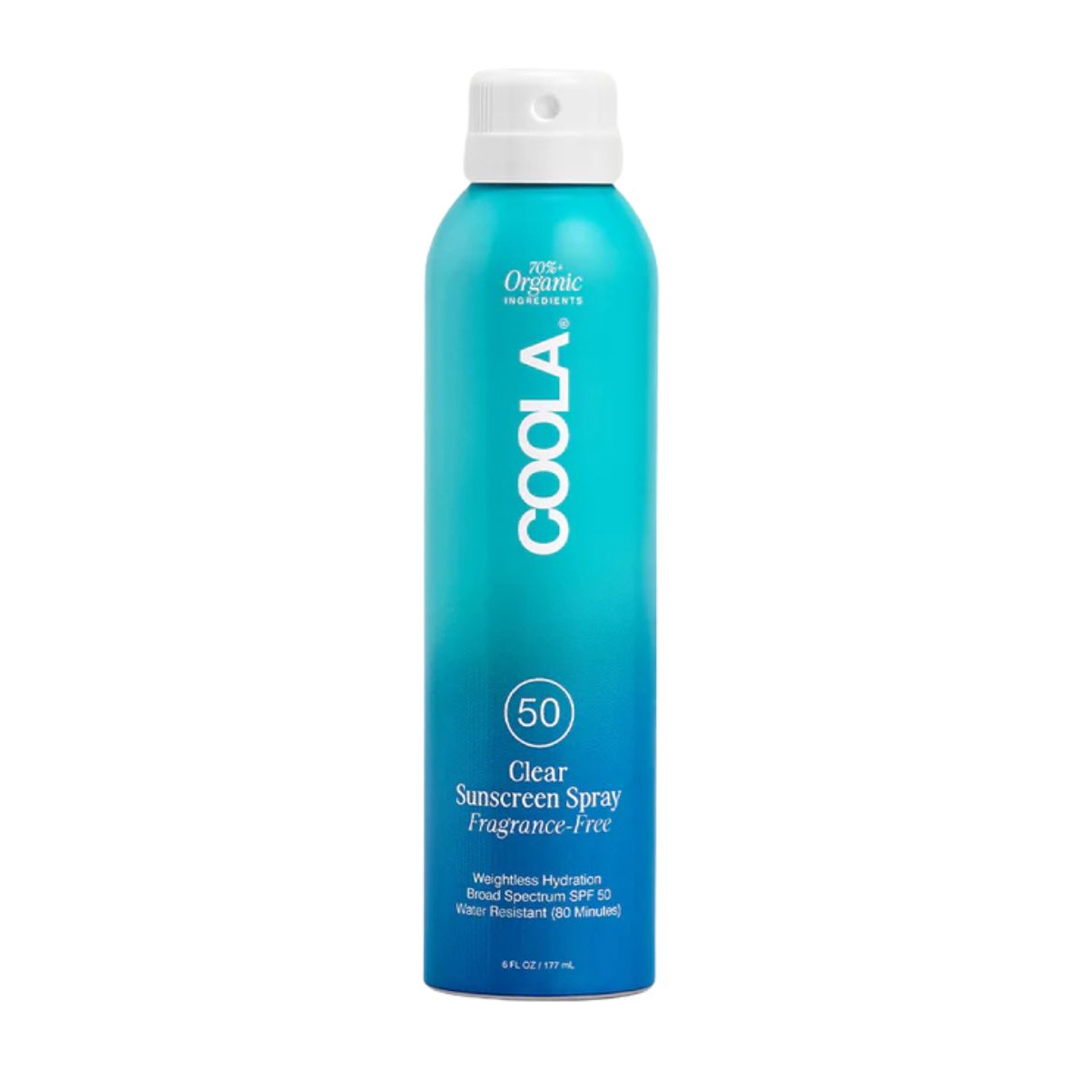 Clear Sunscreen Spray SPF50 "Fragrance Free"