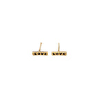 Orecchini Love Vermeil