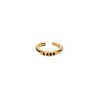 Earcuff Love Vermeil