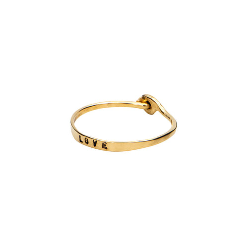 Anello Love Fin Vermeil
