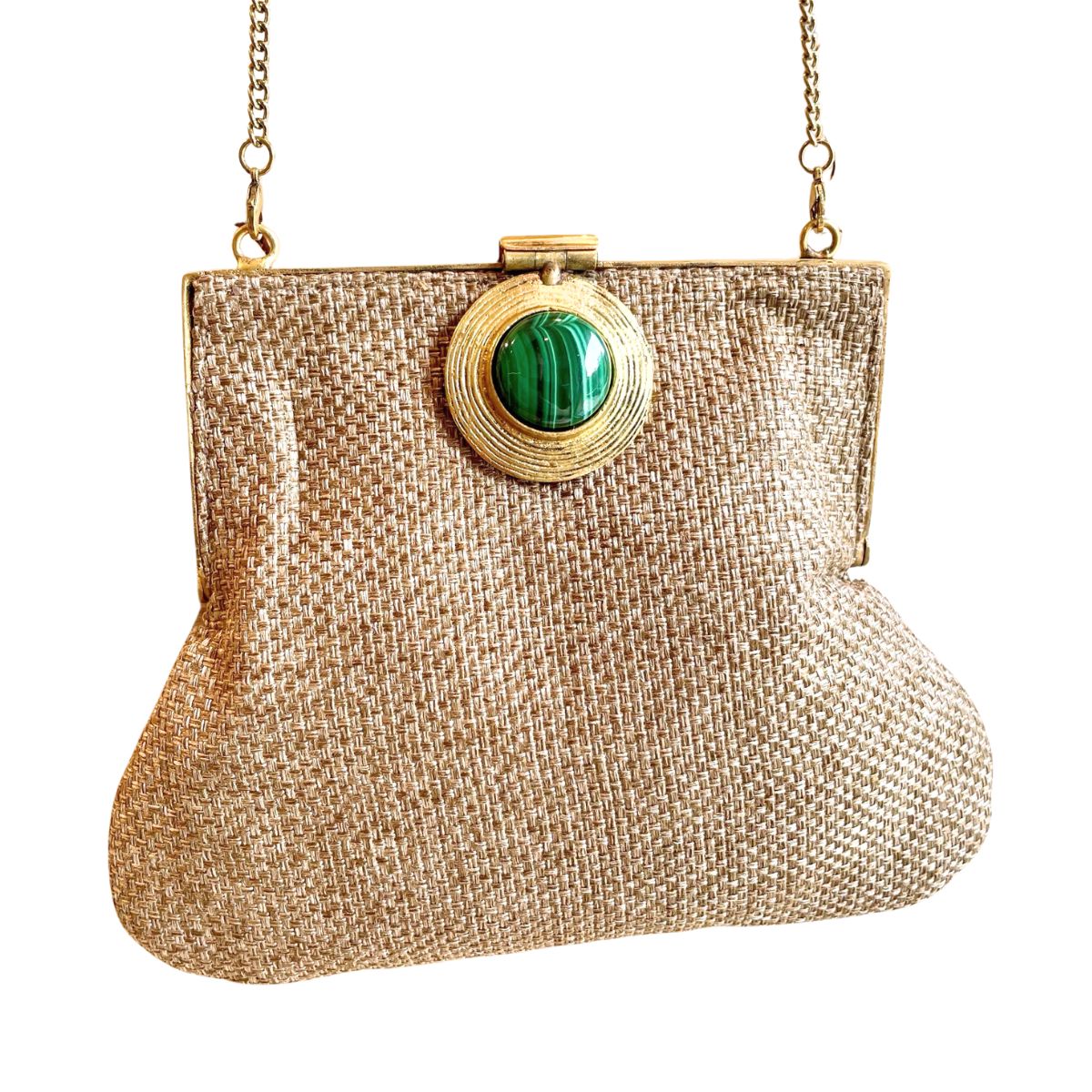 Pochette con Pietra Dura "Verde"