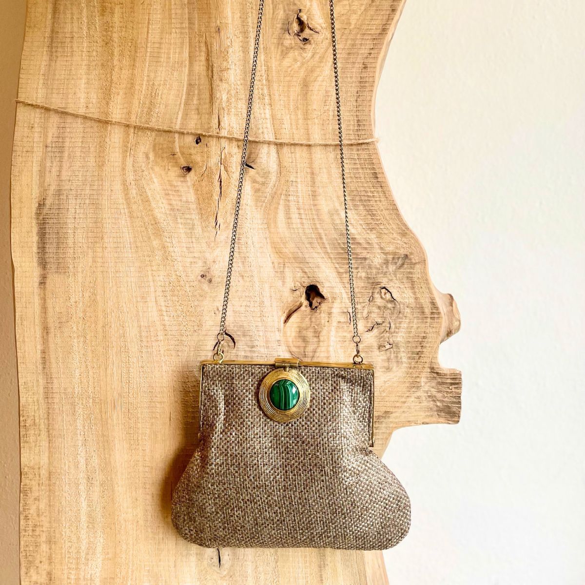 Pochette con Pietra Dura "Verde"
