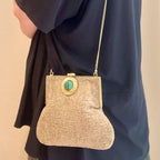 Pochette con Pietra Dura "Verde"