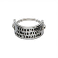 Anello Bague Plaque Rien