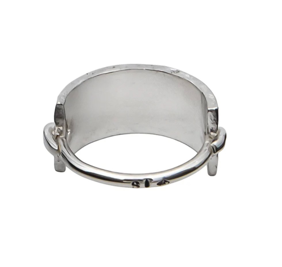 Anello Bague Plaque Rien