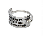 Anello Bague Plaque Rien