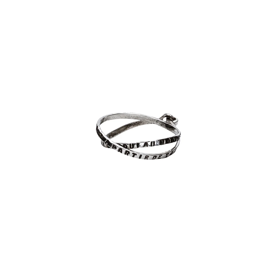Atelier Serge Thoraval Anello Bague Eluard Croisee - immagine 2